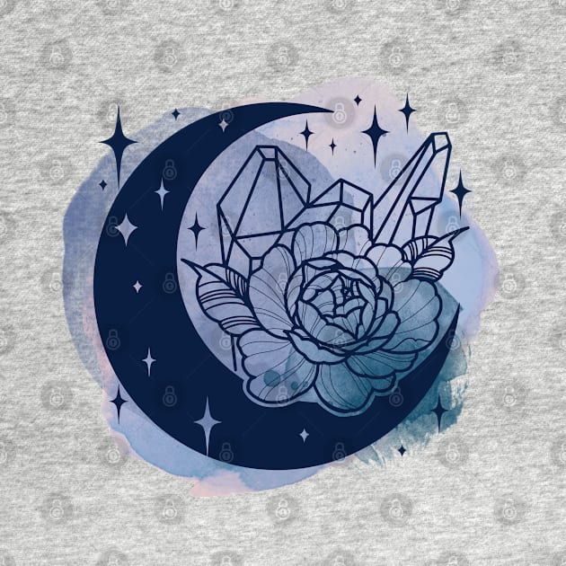 Crystal Moon Flower by ontheoutside